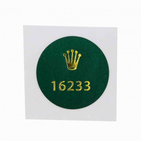 rolex 16233 green sticker